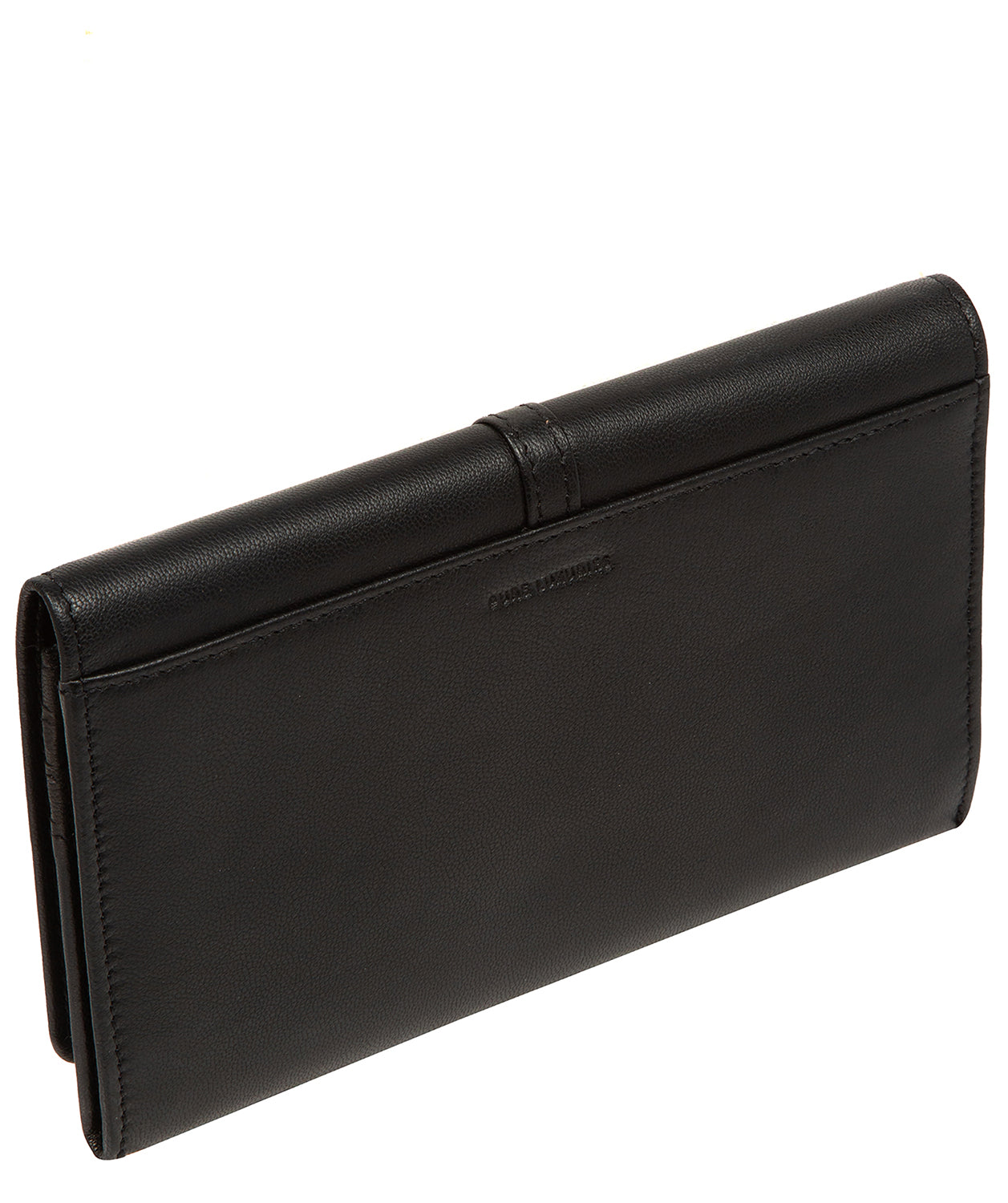 'Isla' Black Leather Purse