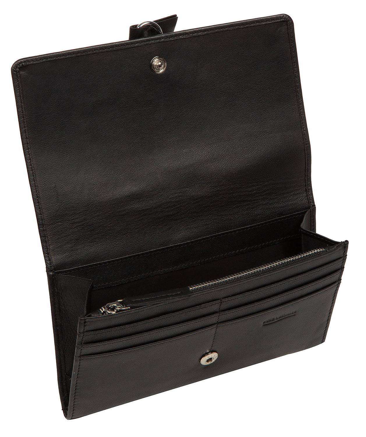 'Isla' Black Leather Purse