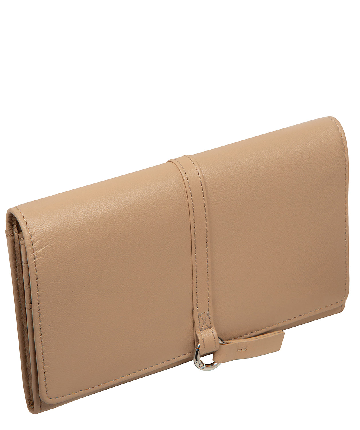 'Isla' Latte Leather Purse