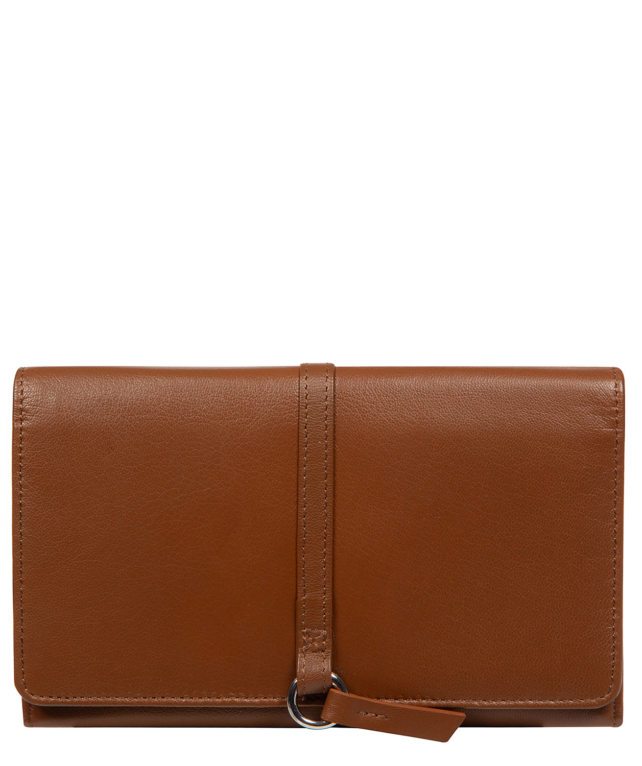 'Isla' Tan Leather Purse