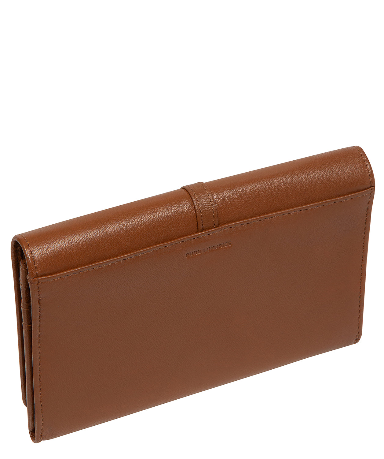 'Isla' Tan Leather Purse