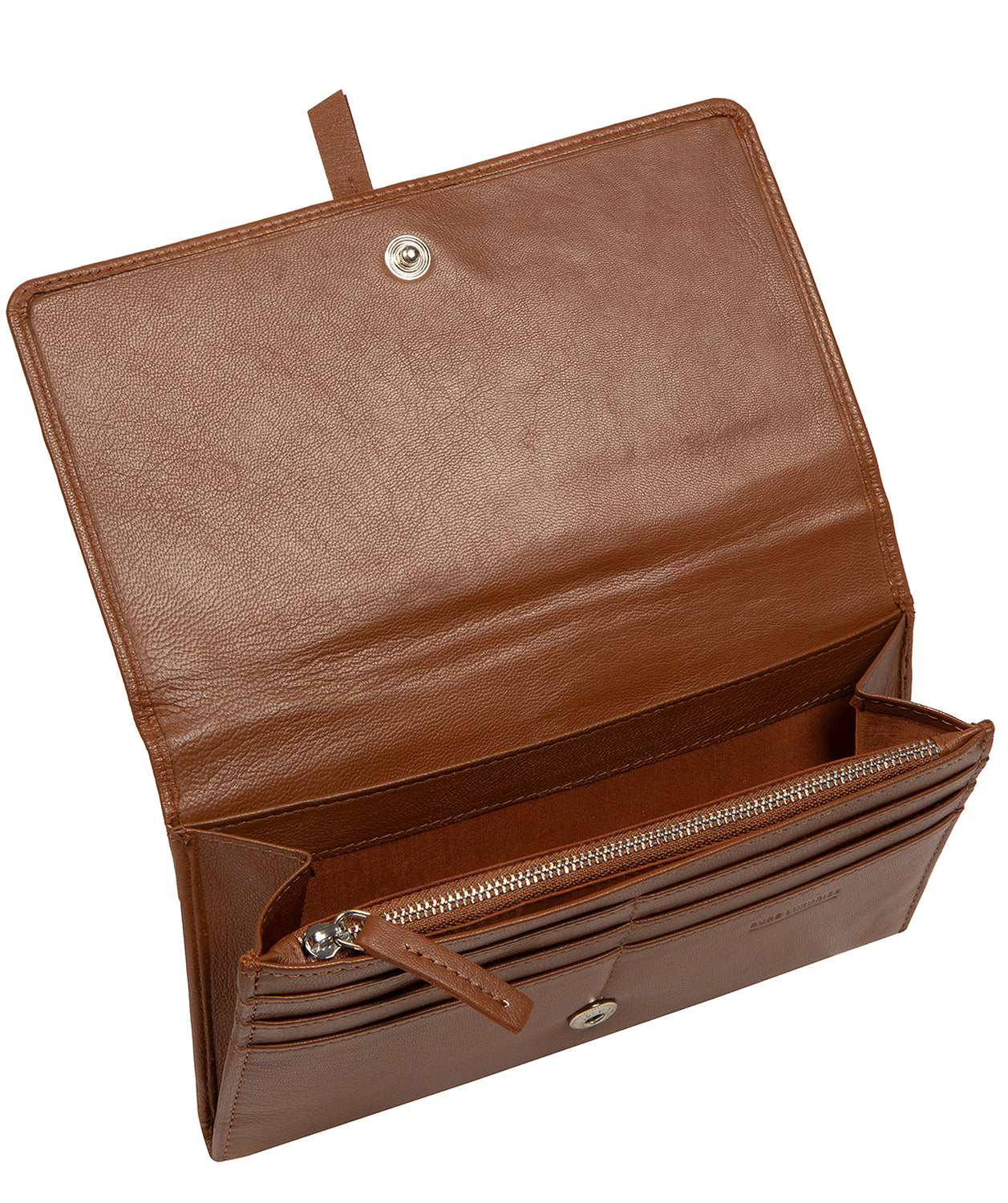 'Isla' Tan Leather Purse