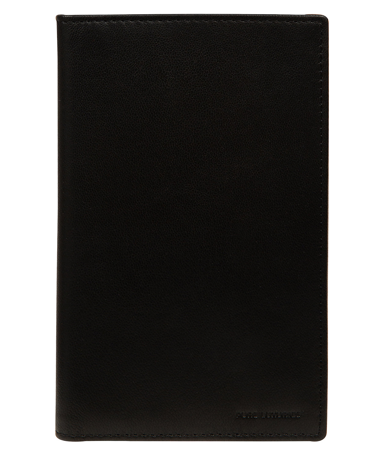 'George' Black Leather Card Holder
