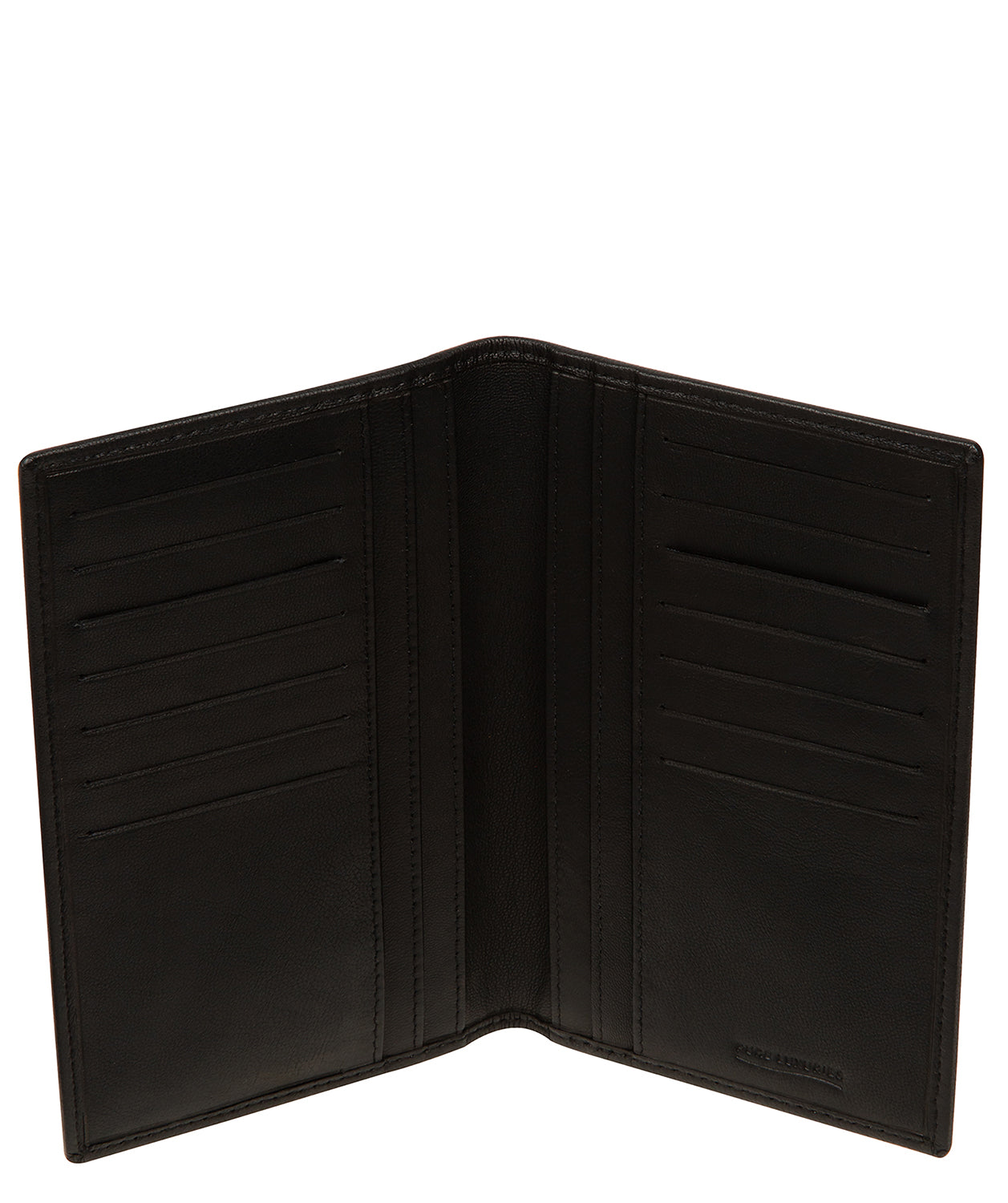 'George' Black Leather Card Holder