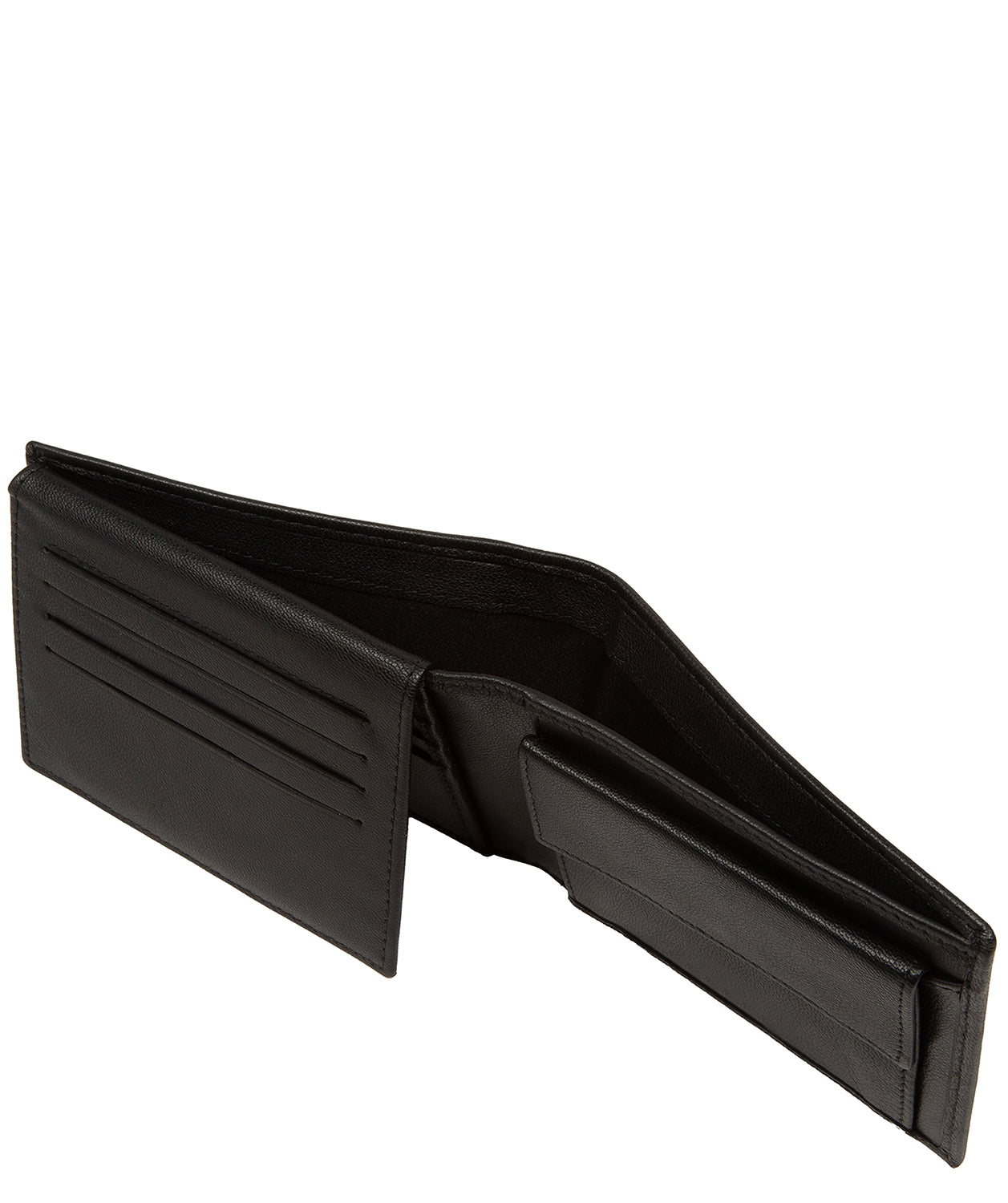 'Jack' Black Leather Wallet