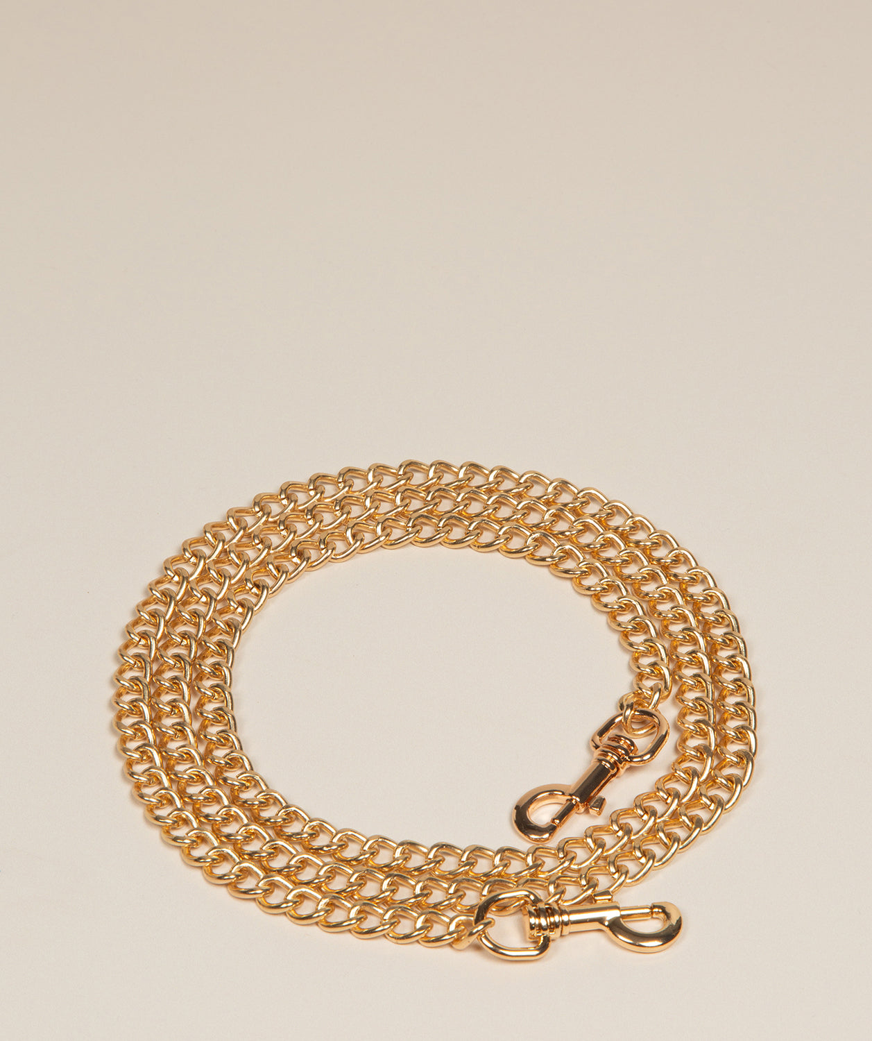 Strap Gold Oval Chain