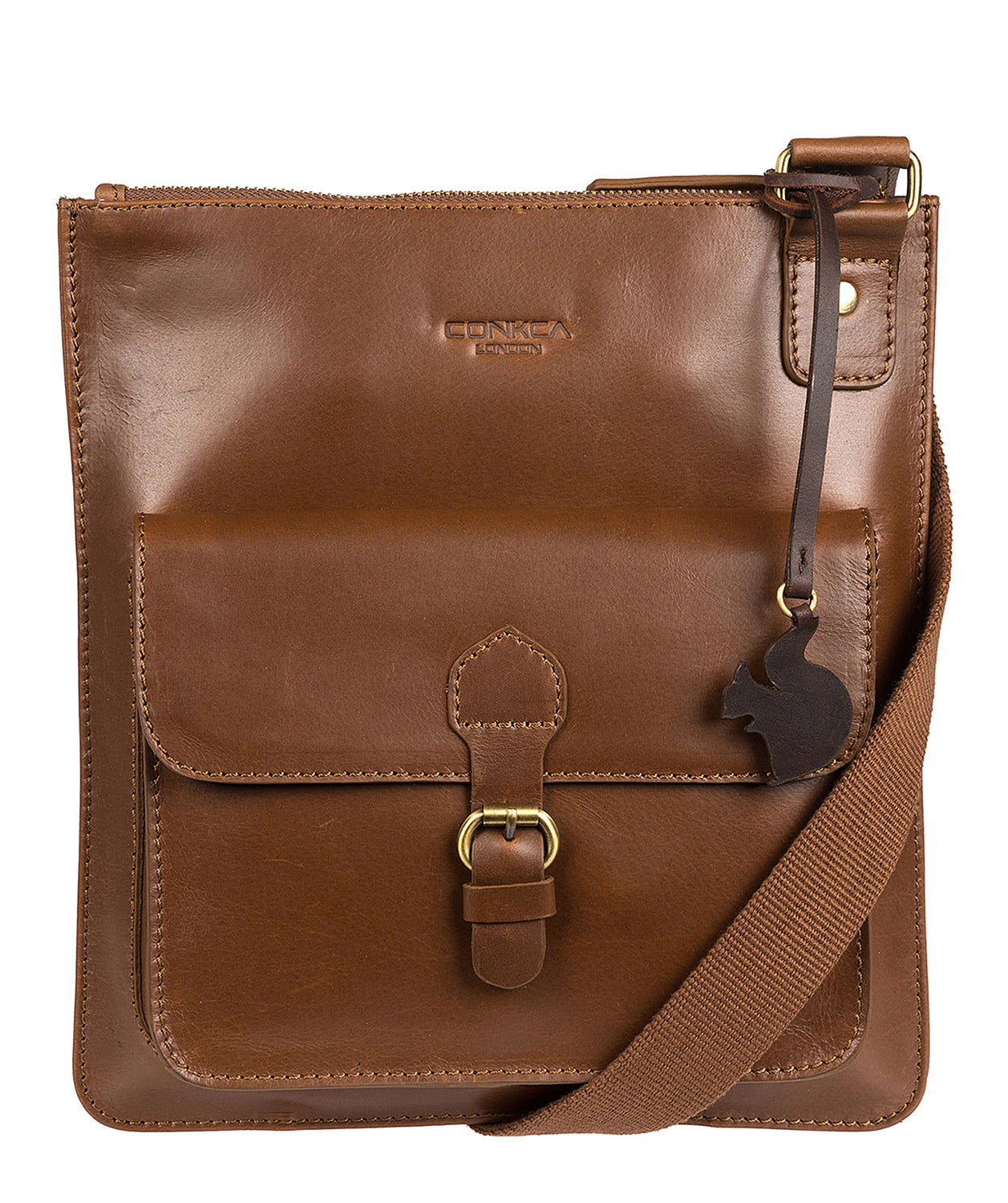 'Archway' Vintage Chestnut Handcrafted Leather Bag