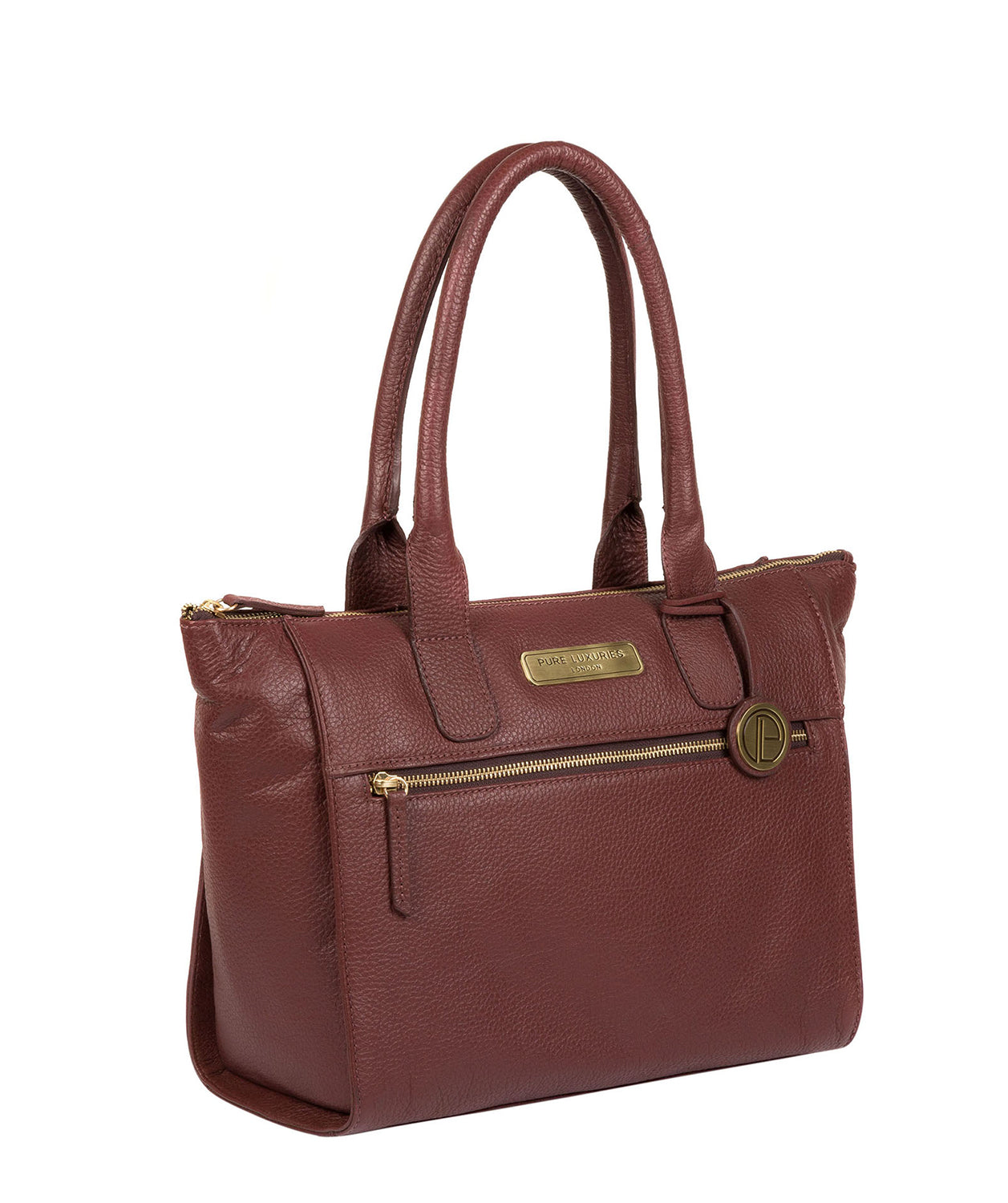 'Yeovil' Port Leather Tote Bag