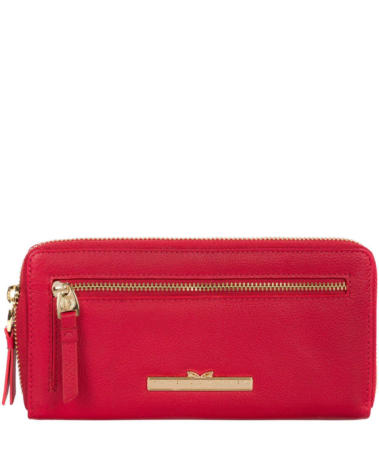 'Starling' Barbados Cherry Leather Bi-Fold Purse
