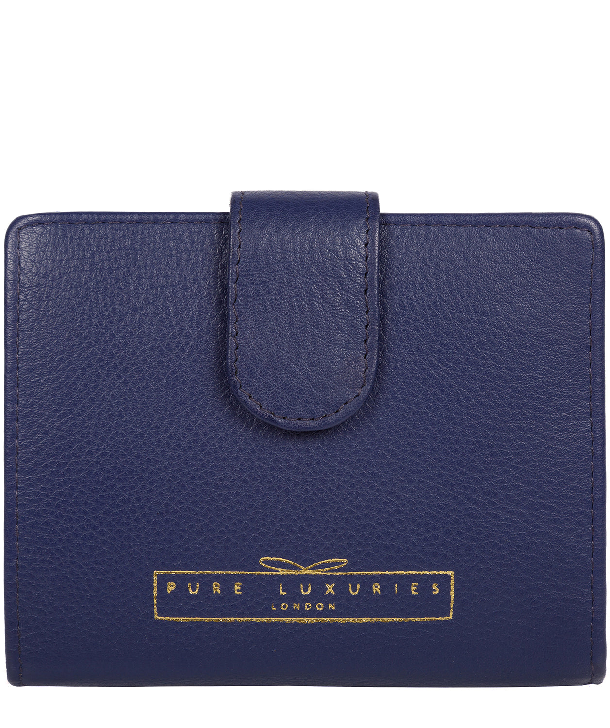 'Maple' Cobalt Blue Leather RFID Purse