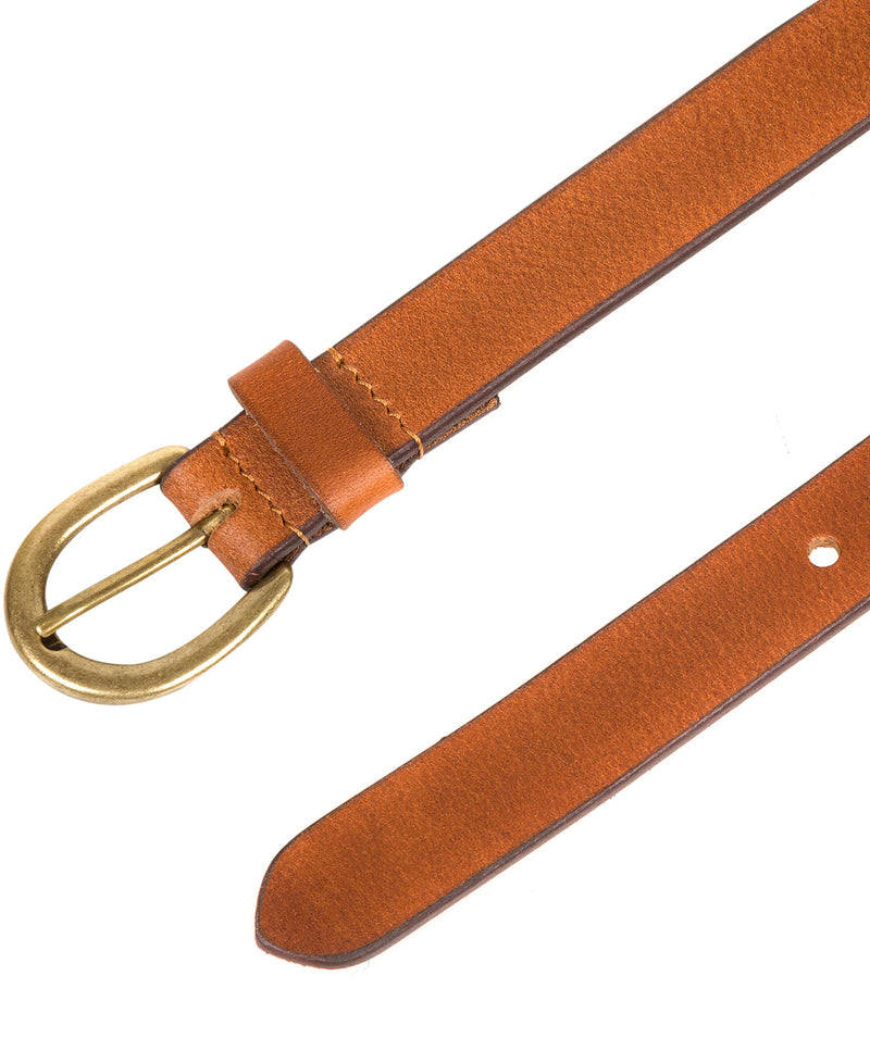Tan Quality Leather Ladies' Belt