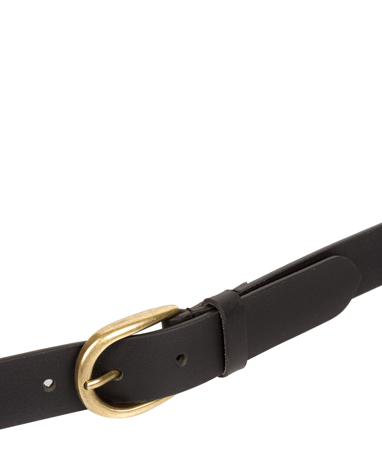 Black Luxury Leather Ladies' Belt