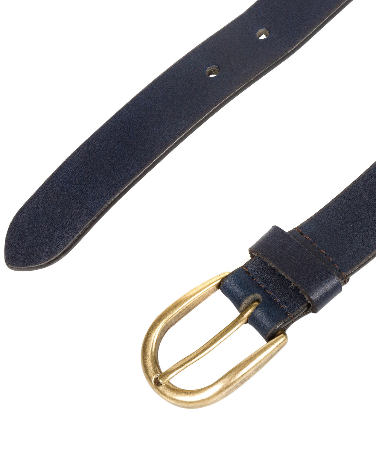 Navy Luxury Leather Ladies' Belt