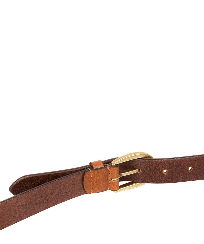 Tan Luxury Leather Ladies' Belt