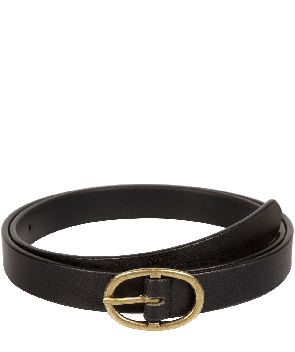 Black Quality Leather Ladies' Belt