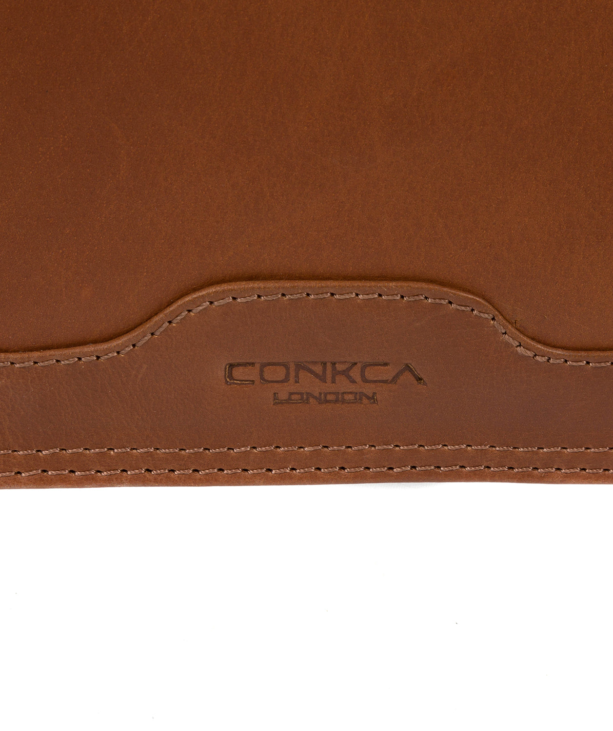 'Islington' Whiskey Cowhide Messenger Bag