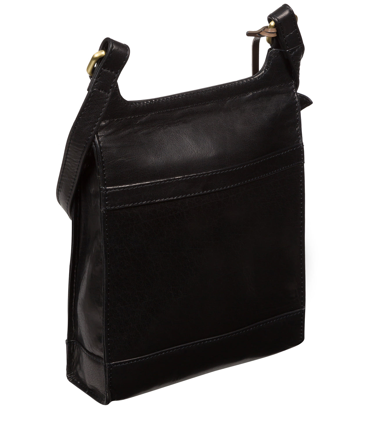 Conkca London Originals Collection #product-type#: 'Sasha' Black Leather Cross Body Bag