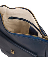 'Shona' Snorkel Blue Leather Cross Body Bag image 4
