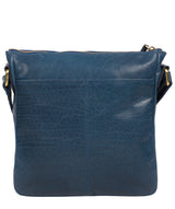 'Josephine' Snorkel Blue Leather Shoulder Bag image 3