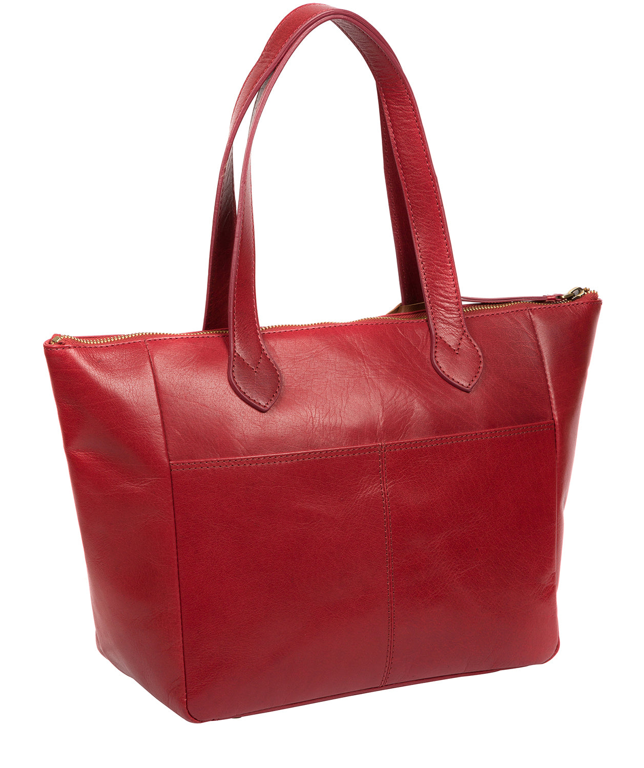 'Harp' Chilli Pepper Leather Tote Bag image 3