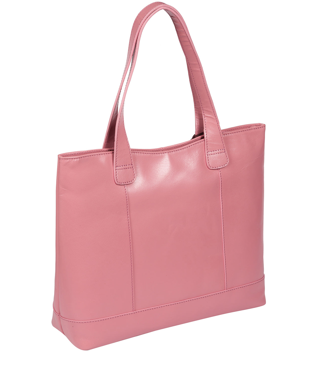 'Patience' Blush Leather Tote Bag