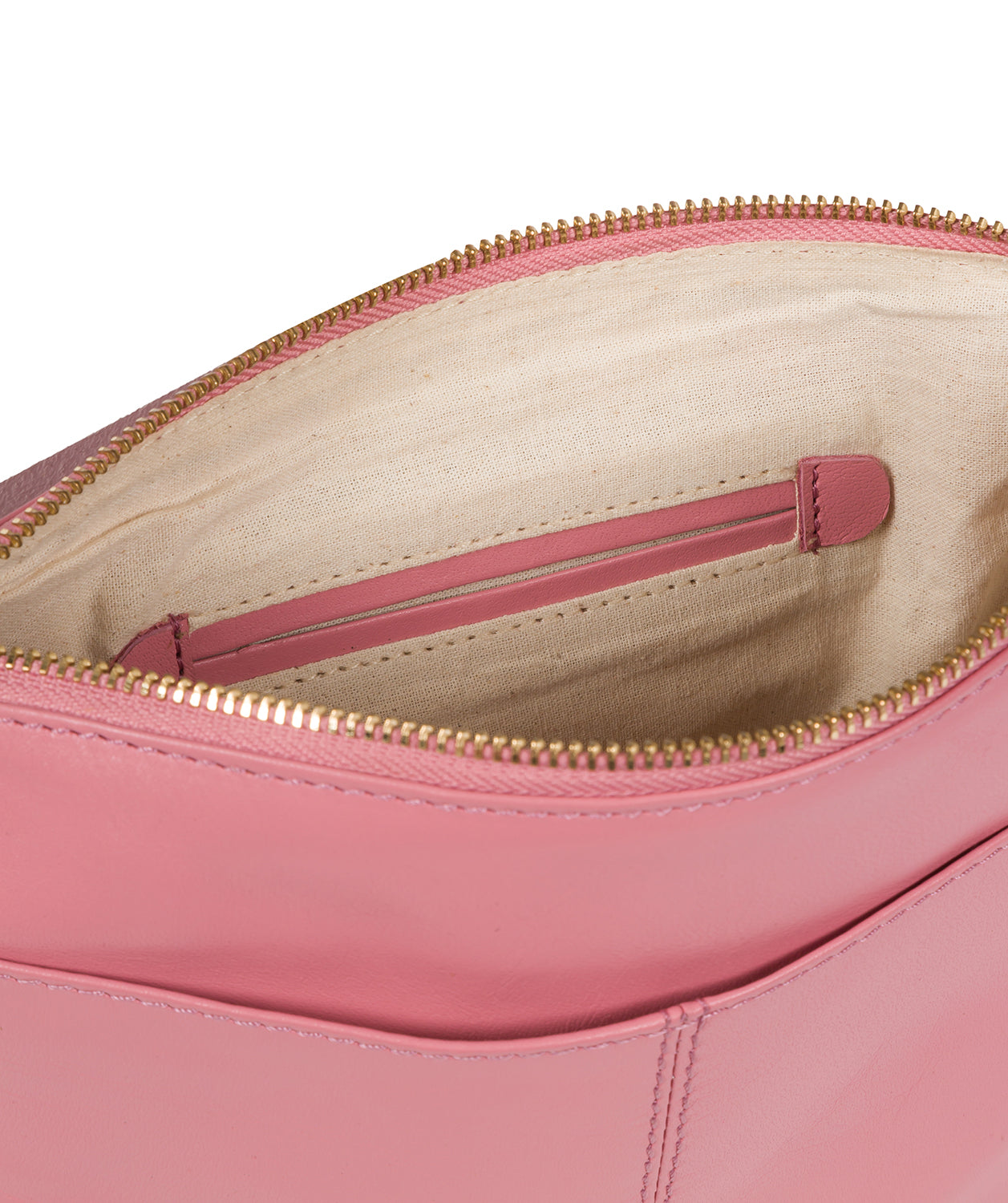 'Avril' Blush Leather Cross Body Bag