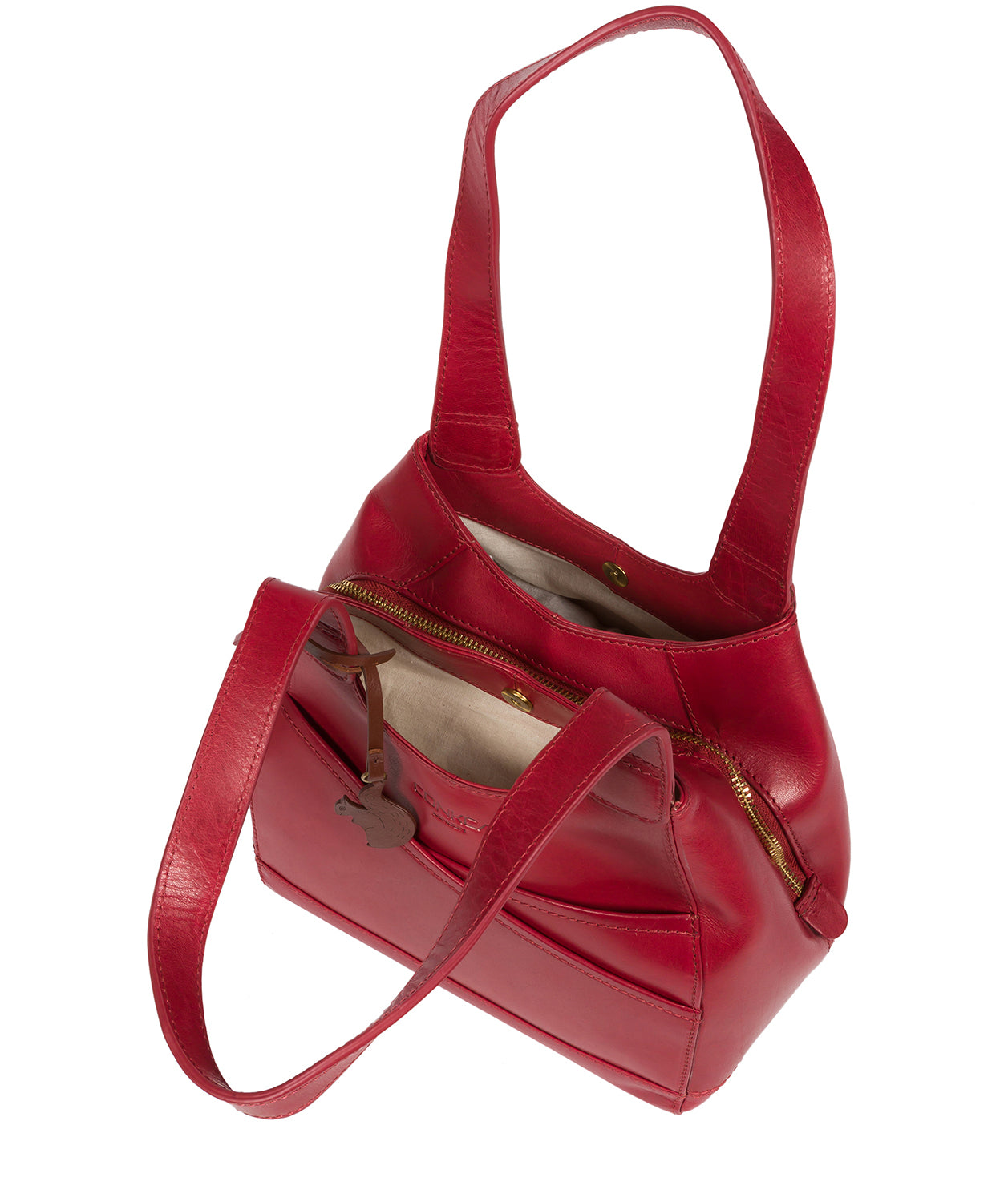 'Juliet' Chilli Pepper Leather Handbag