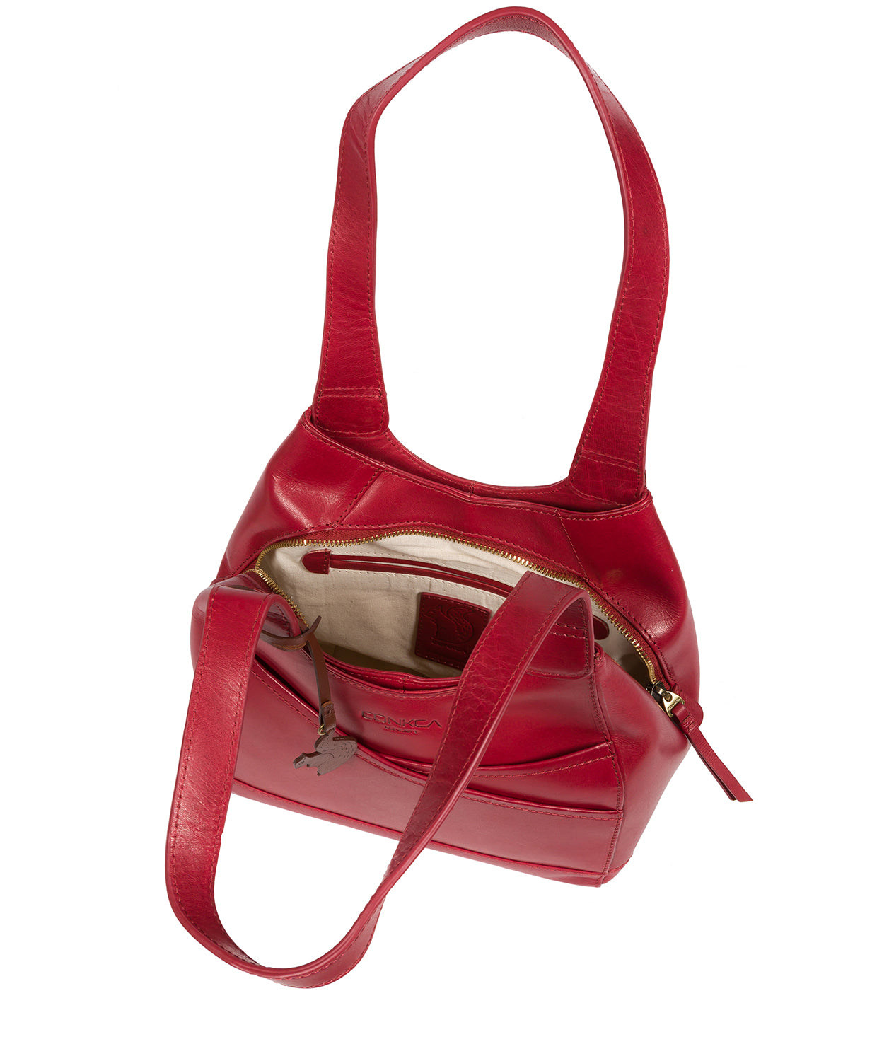 'Juliet' Chilli Pepper Leather Handbag