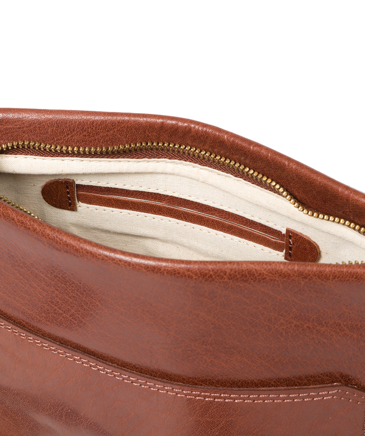'Dink' Conker Brown Leather Cross Body Bag