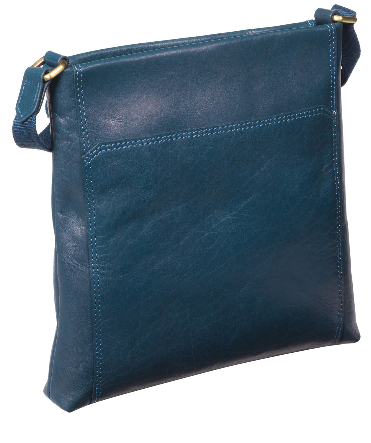 'Dink' Snorkel Blue Leather Cross Body Bag
