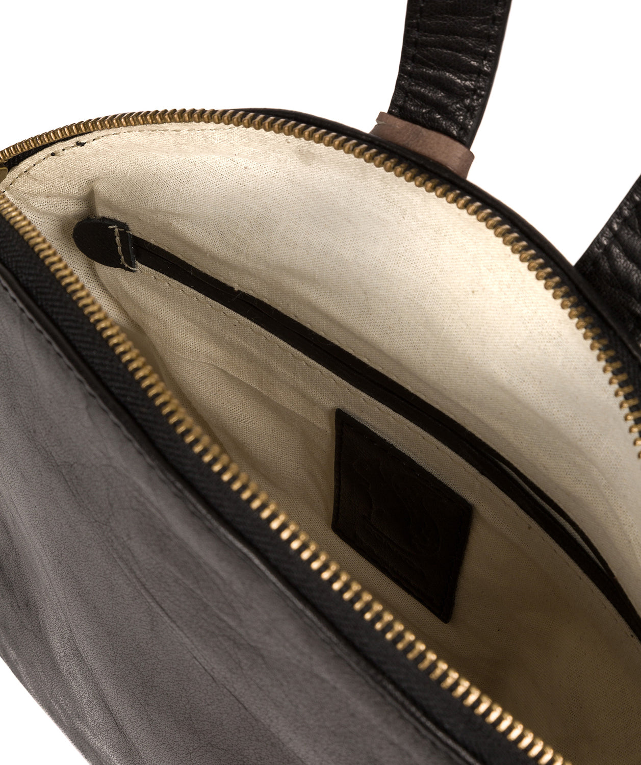 'Ingrid' Black Leather Cross Body Bag image 4