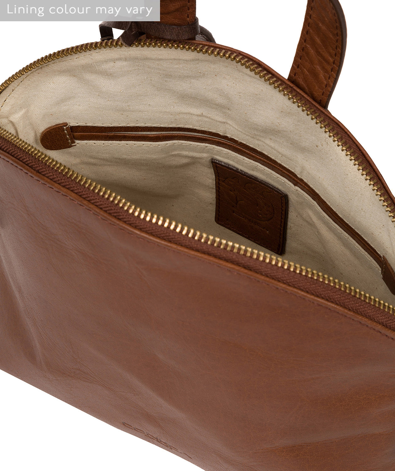 'Ingrid' Conker Brown Leather Cross Body Bag image 4