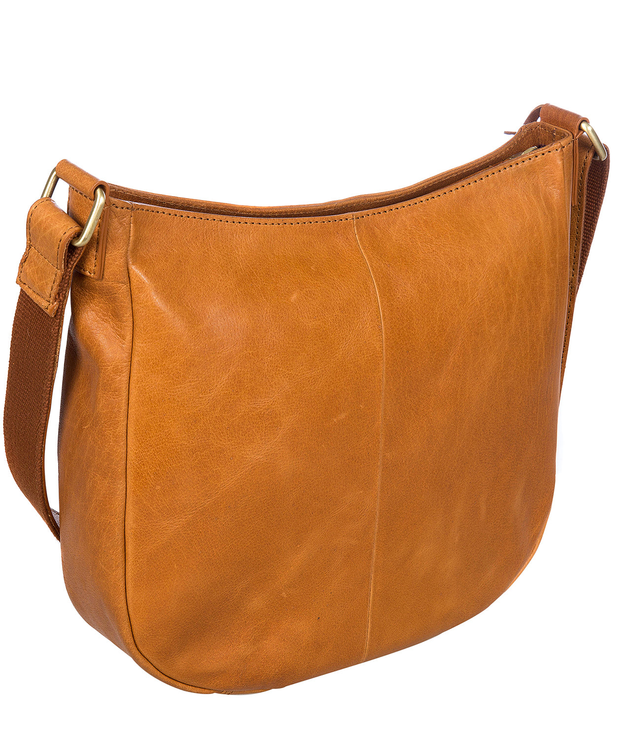 'India' Cognac & Conker Brown Handcrafted Leather Bag