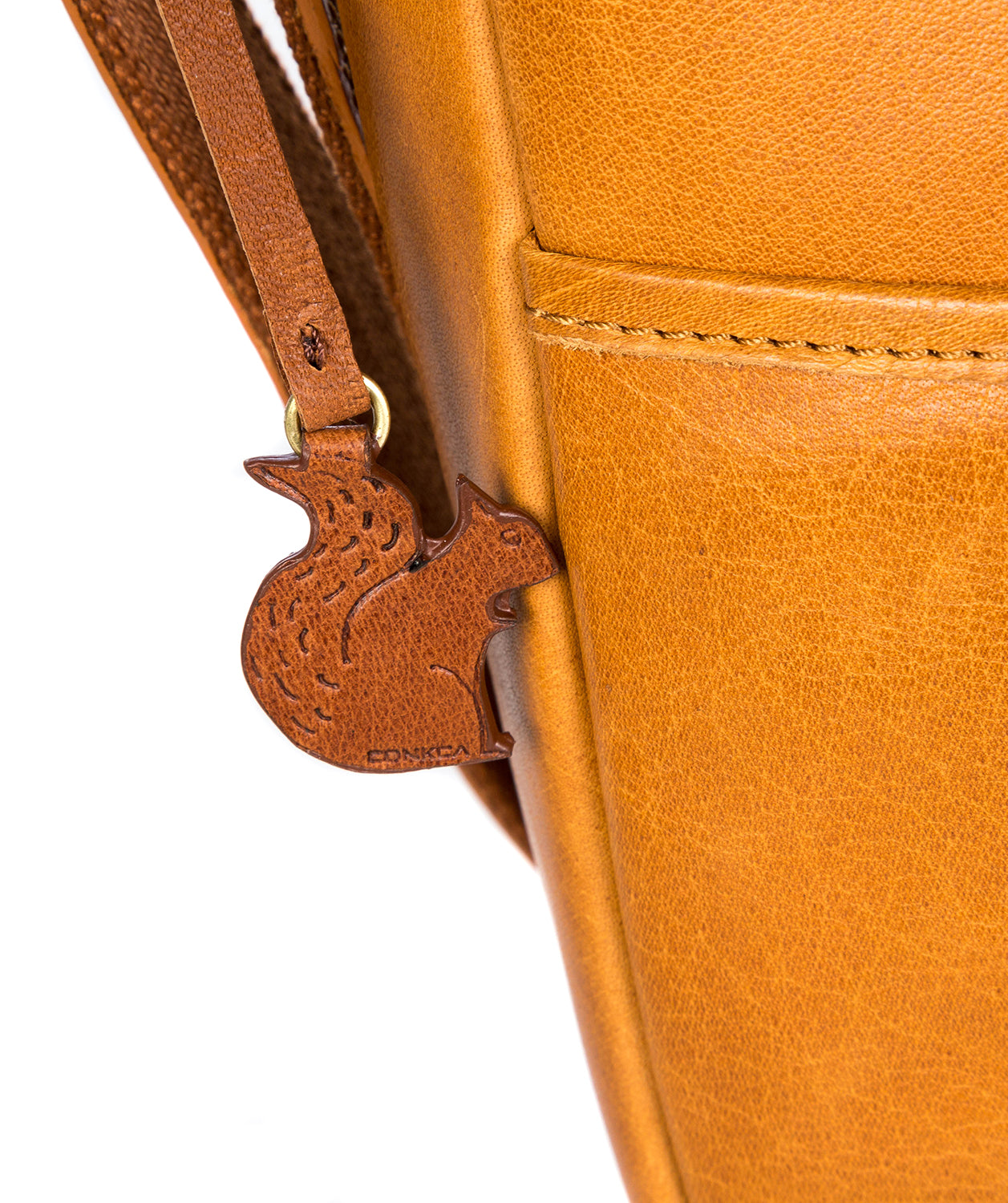 'India' Cognac & Conker Brown Handcrafted Leather Bag