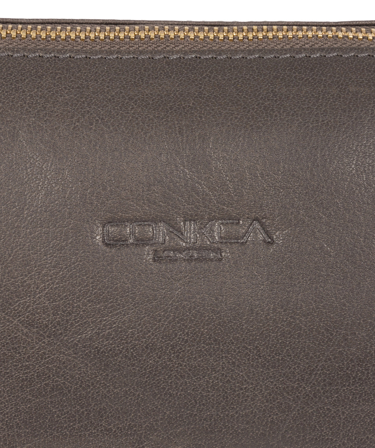 'Kristin' Slate Leather Shoulder Bag image 5