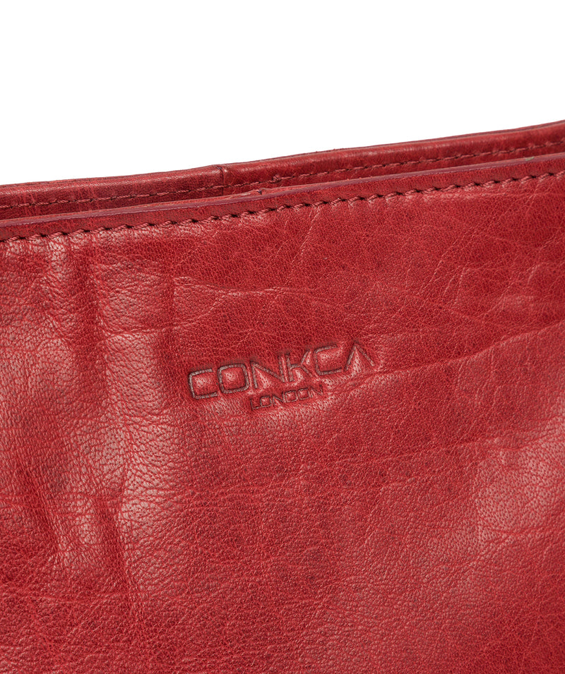 'Robyn' Chilli Pepper Leather Shoulder Bag image 6