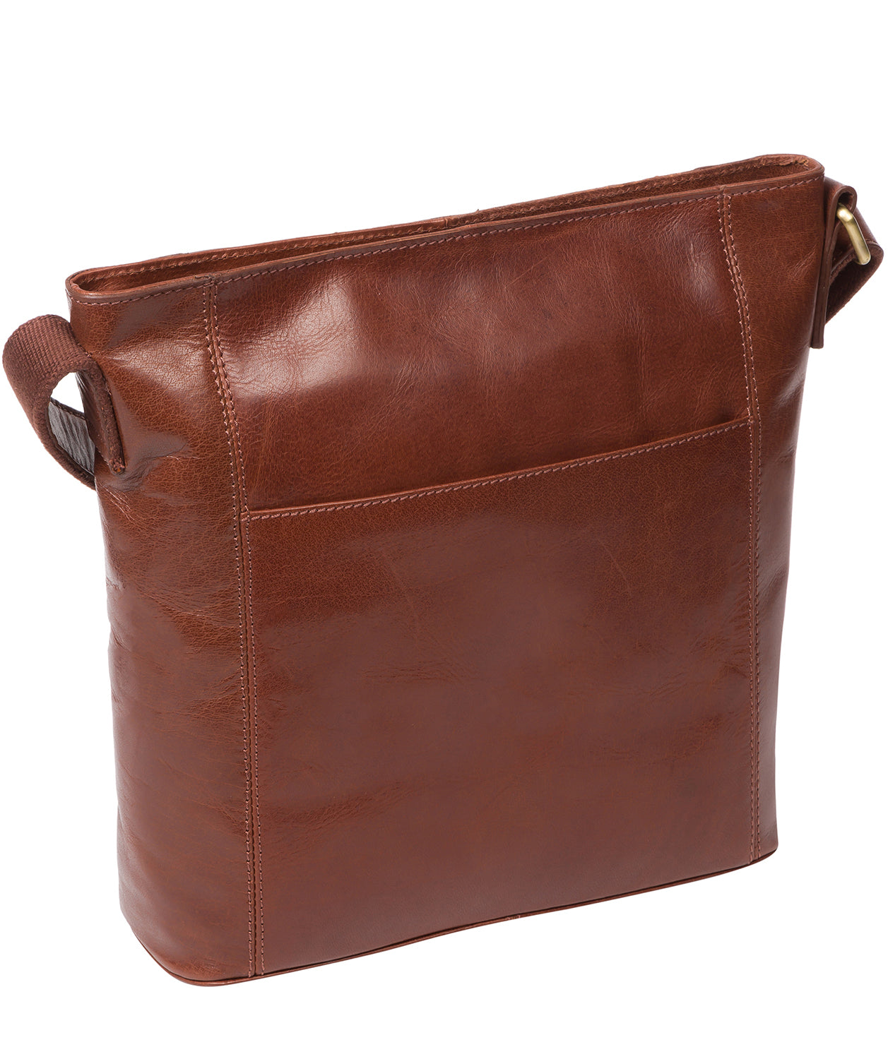 'Robyn' Conker Brown Leather Shoulder Bag