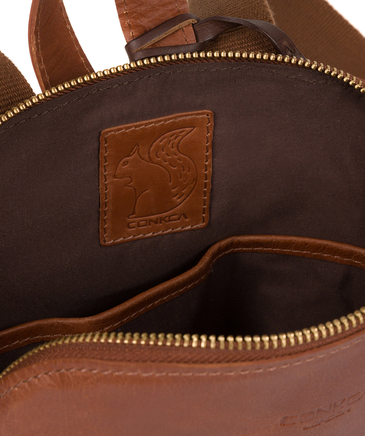 'Grove' Whiskey Handcrafted Leather Backpack