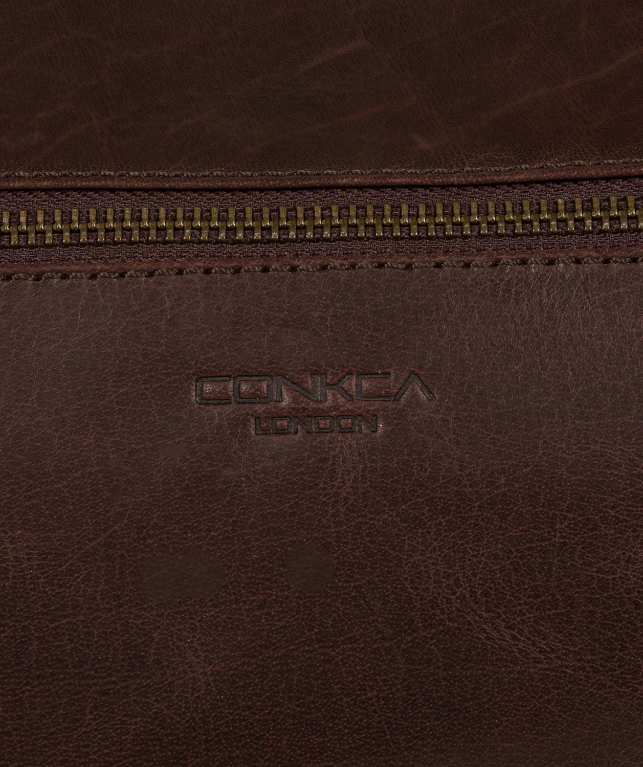 'Storey' Dark Brown Leather Holdall Pure Luxuries London