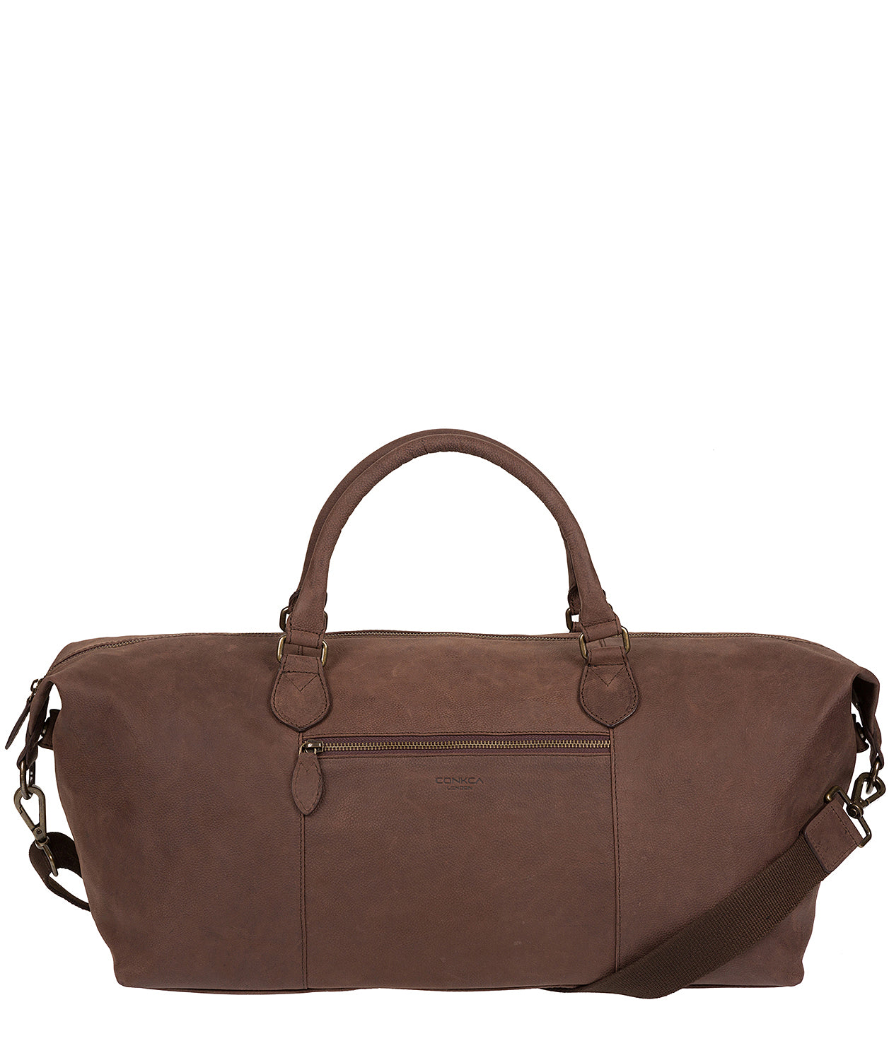 'Storey' Vintage Brown Leather Holdall