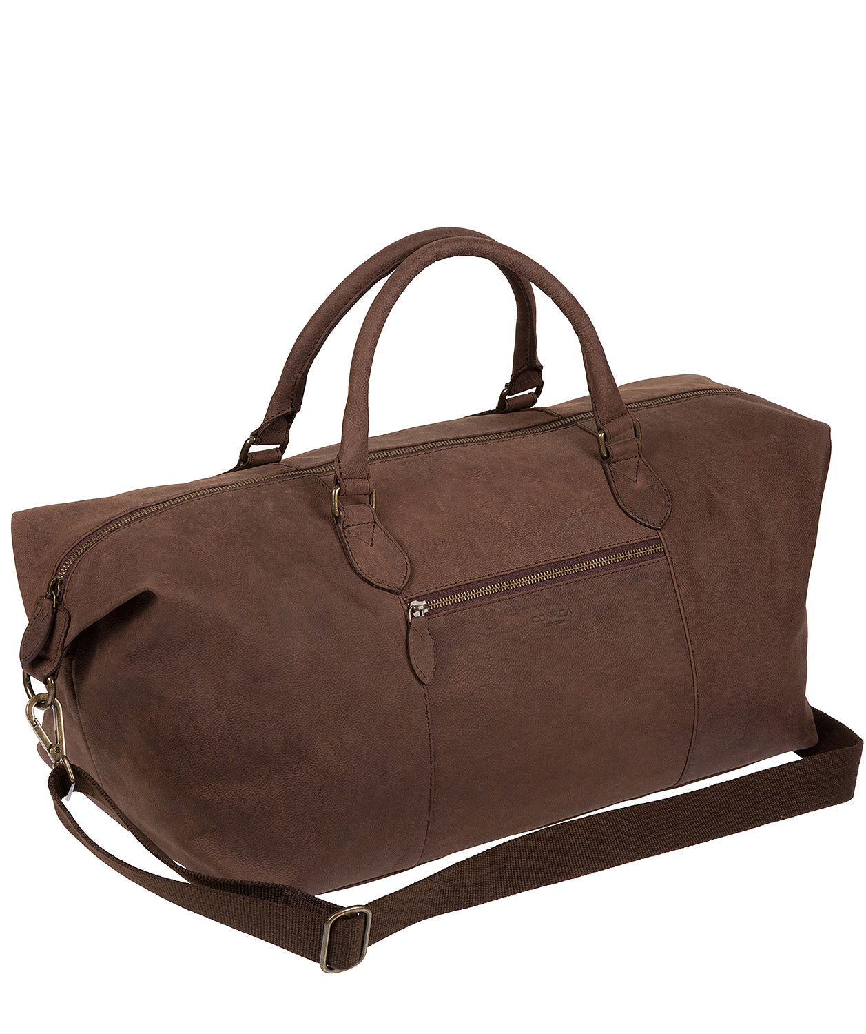 'Storey' Vintage Brown Leather Holdall