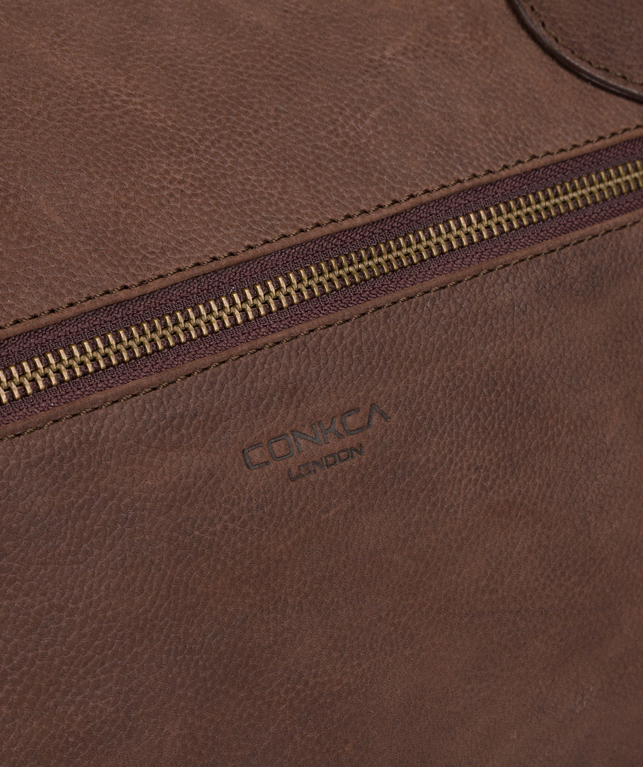 'Storey' Vintage Brown Leather Holdall