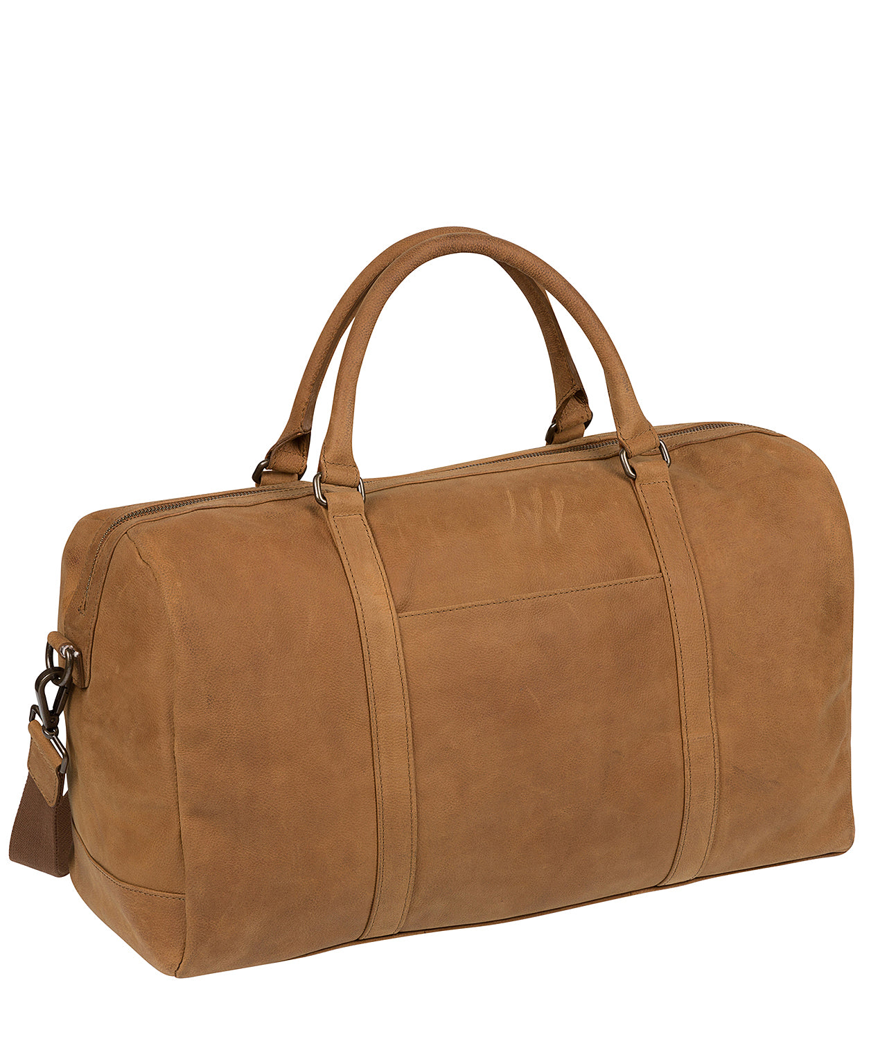 'Orton' Vintage Chestnut Leather Holdall