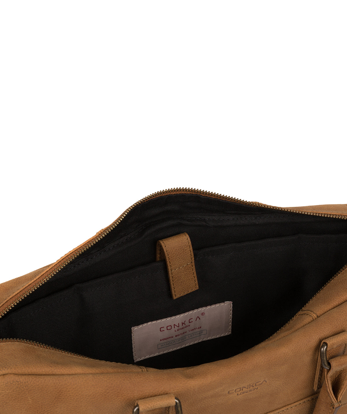 'Grafton' Vintage Chestnut Leather Workbag