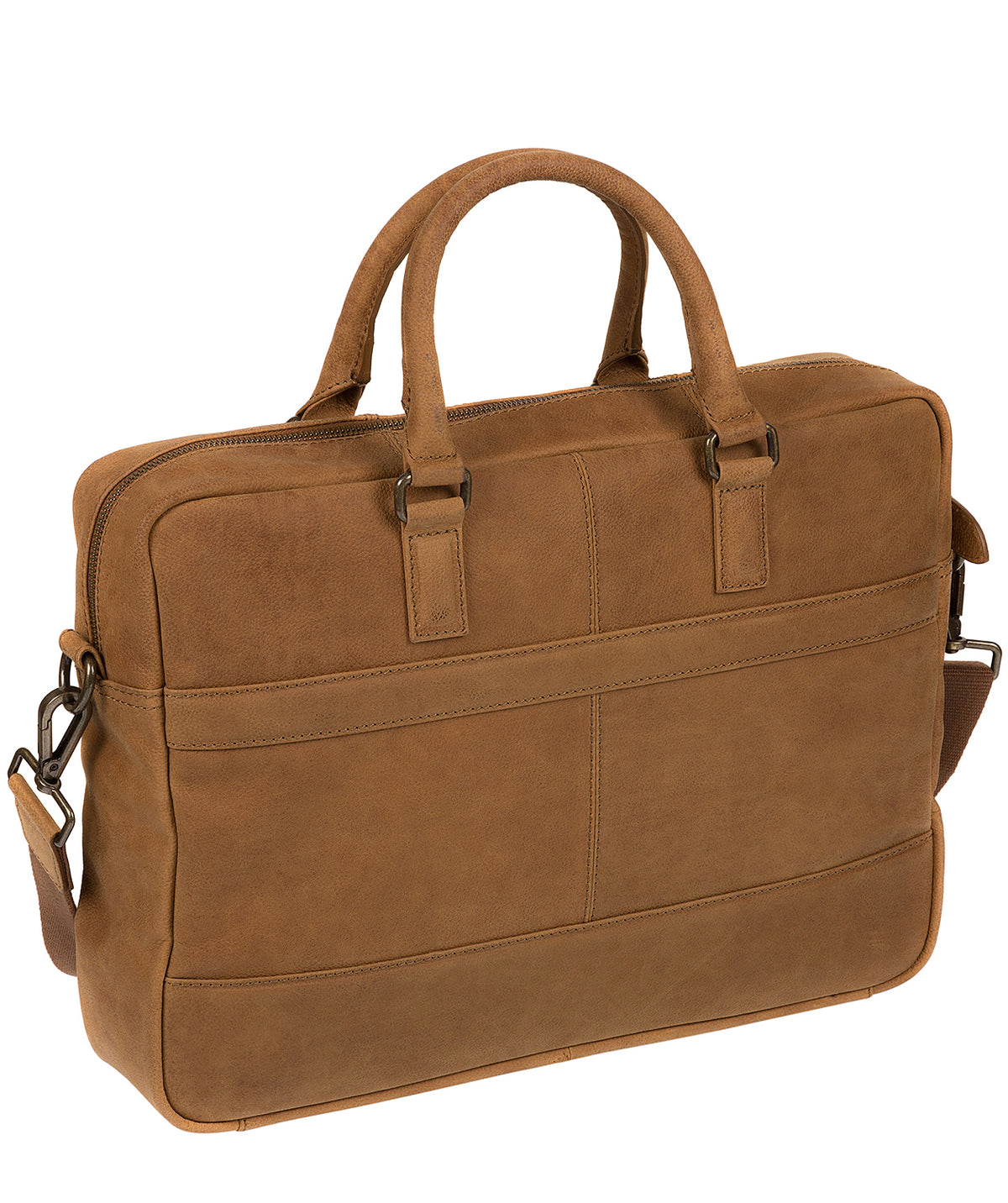 'Grafton' Vintage Chestnut Leather Workbag