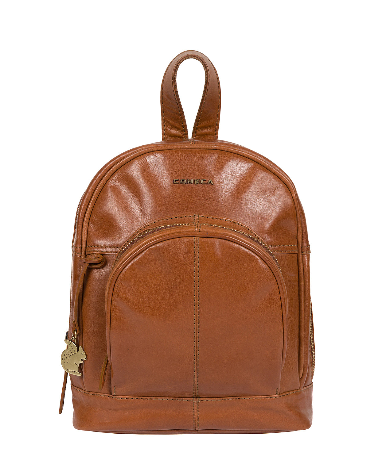 'Kir' Tan Leather Backpack
