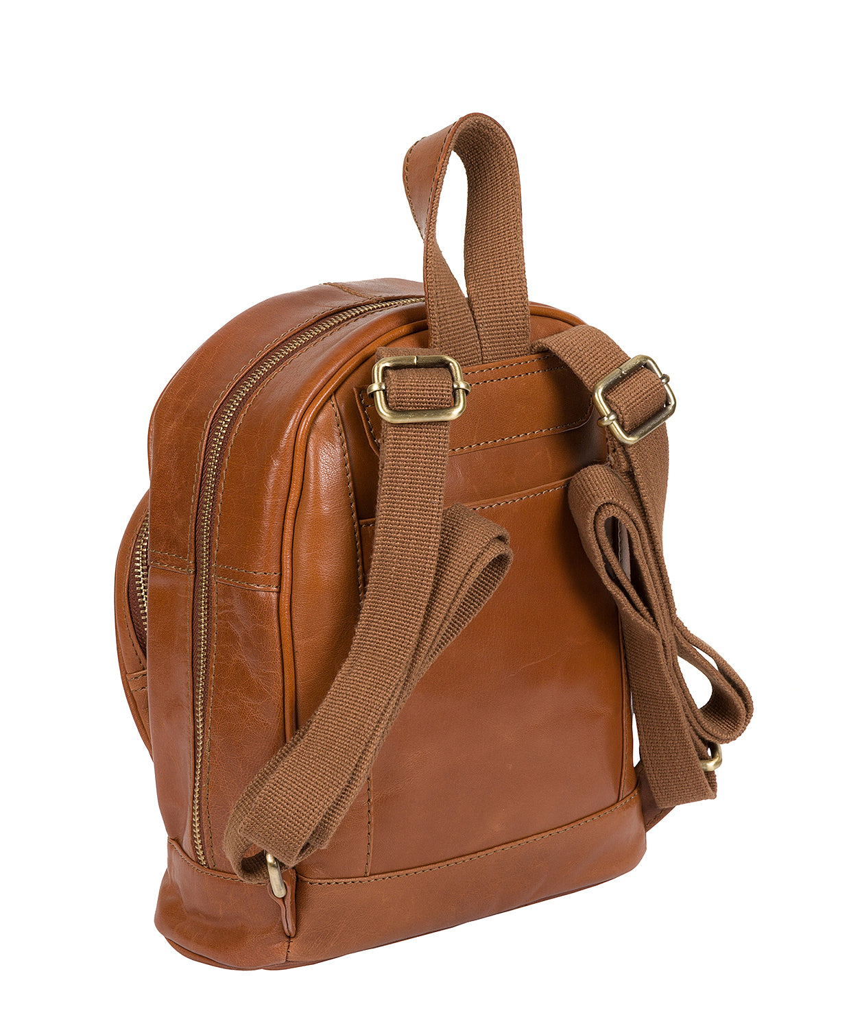 'Kir' Tan Leather Backpack