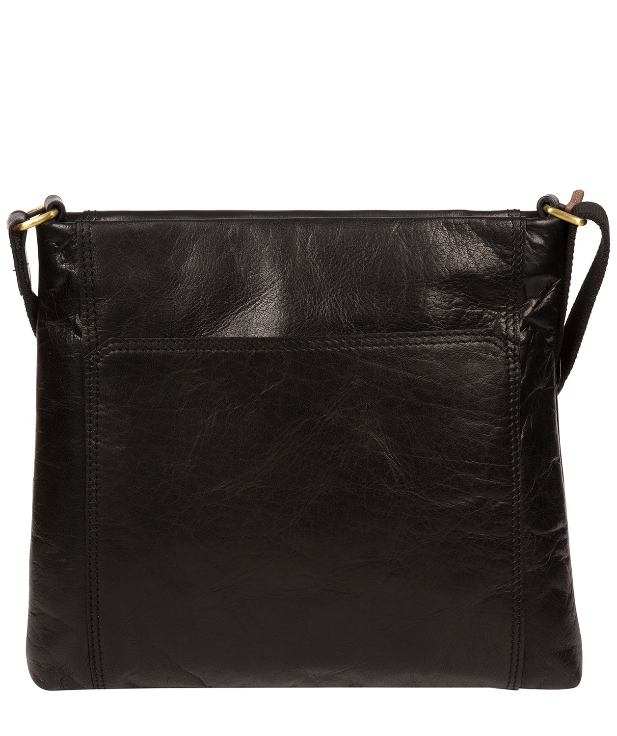 'Lina' Black Leather Cross Body Bag Pure Luxuries London