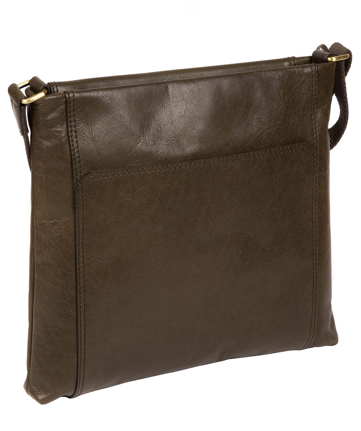 'Lina' Olive Leather Cross Body Bag image 5