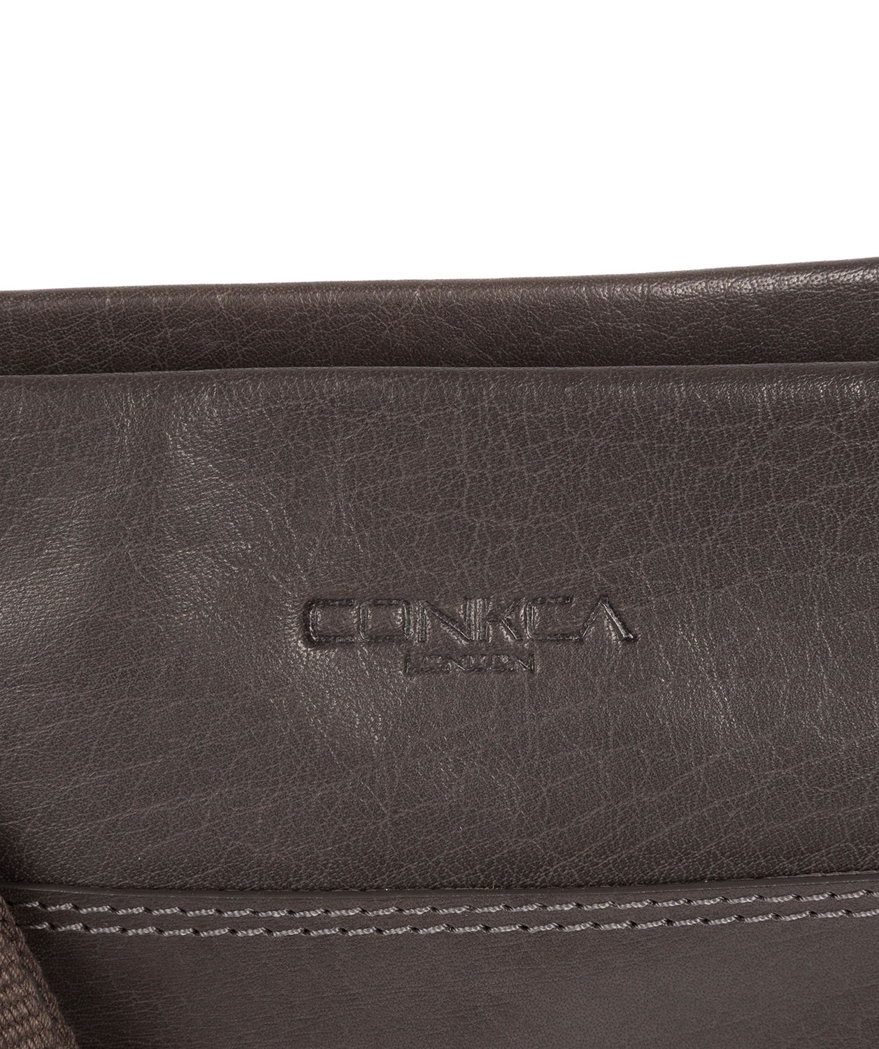 'Lina' Slate Leather Cross Body Bag image 6